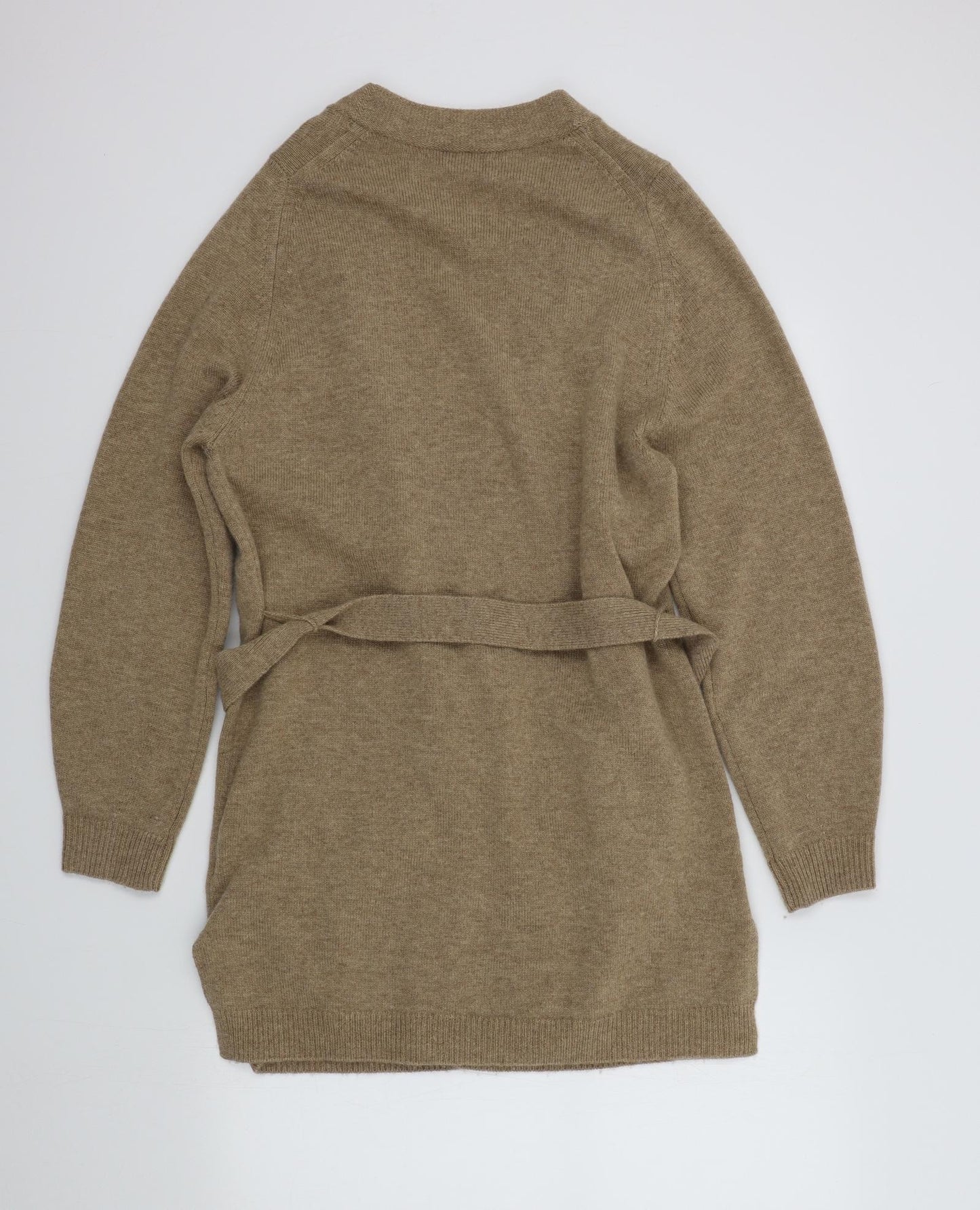 M&S Womens Beige   Cardigan Jumper Size 12