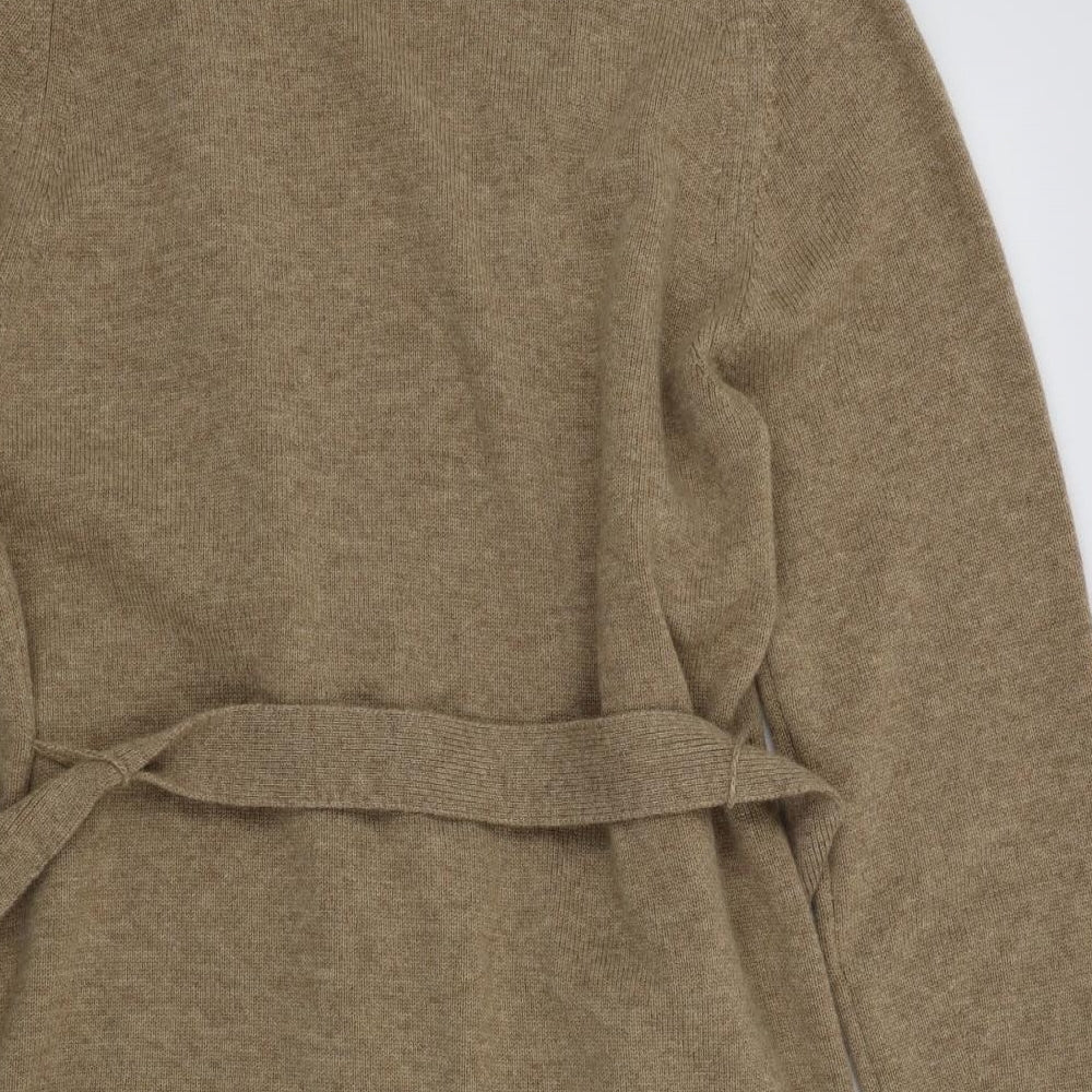 M&S Womens Beige   Cardigan Jumper Size 12