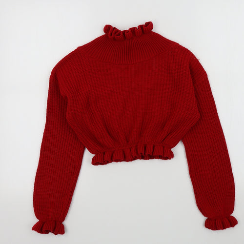 Preworn Womens Red   Pullover Jumper Size S