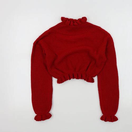 Preworn Womens Red   Pullover Jumper Size S