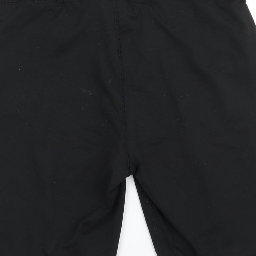 LA Gear Womens Black   Sweat Shorts Size 12 - stretch waistband