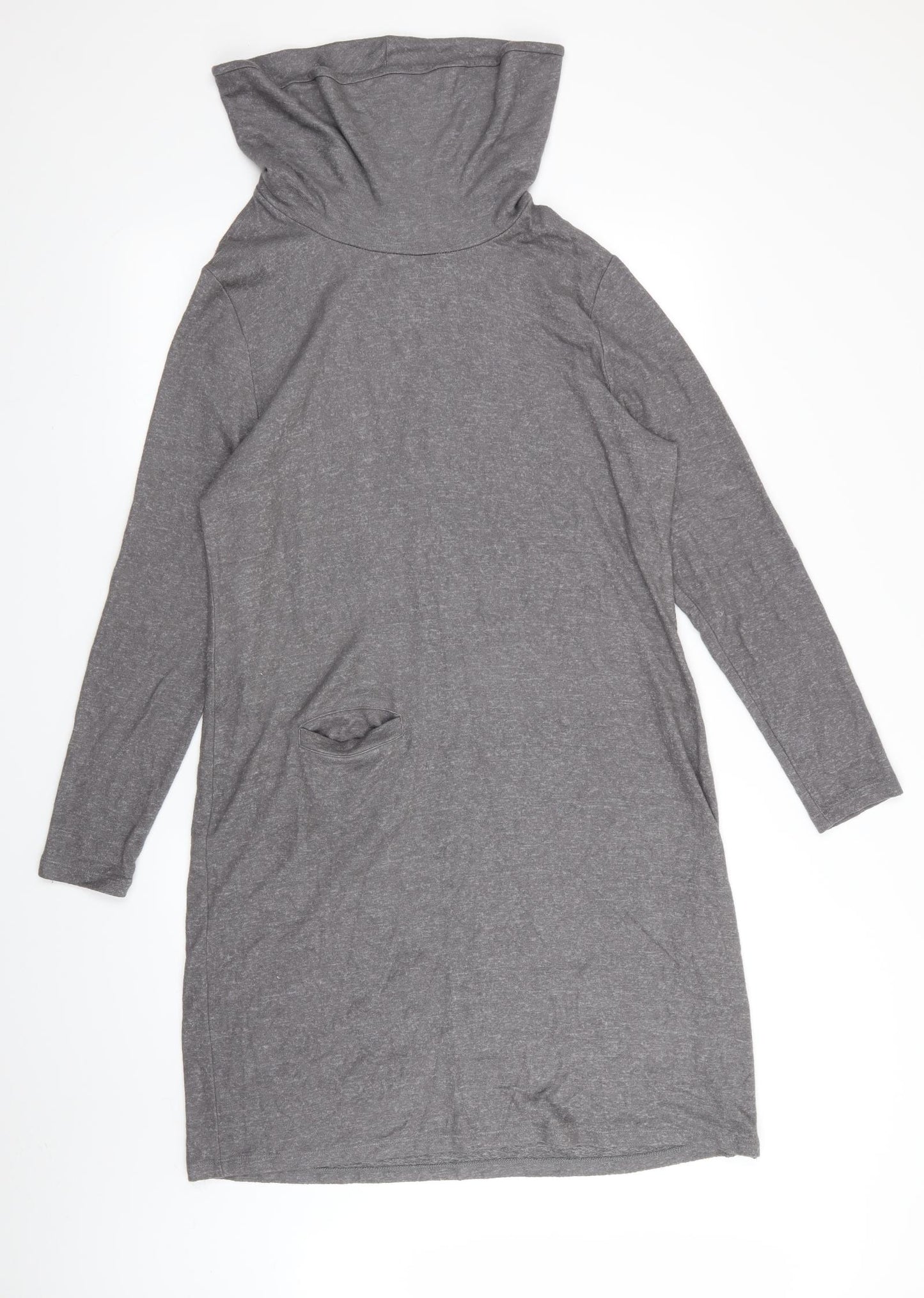 Viz A Viz Womens Grey   Jumper Dress  Size M