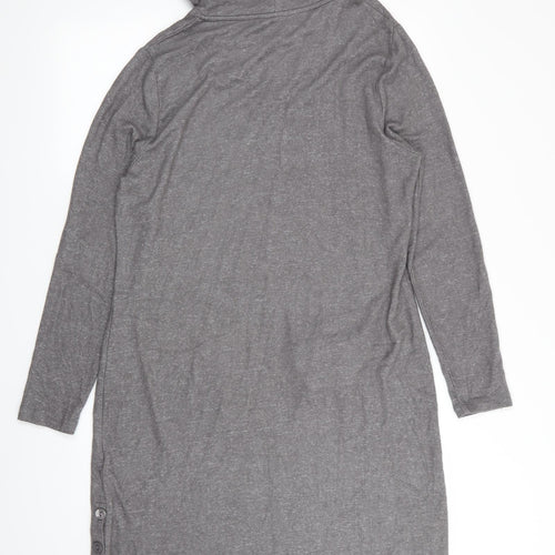 Viz A Viz Womens Grey   Jumper Dress  Size M