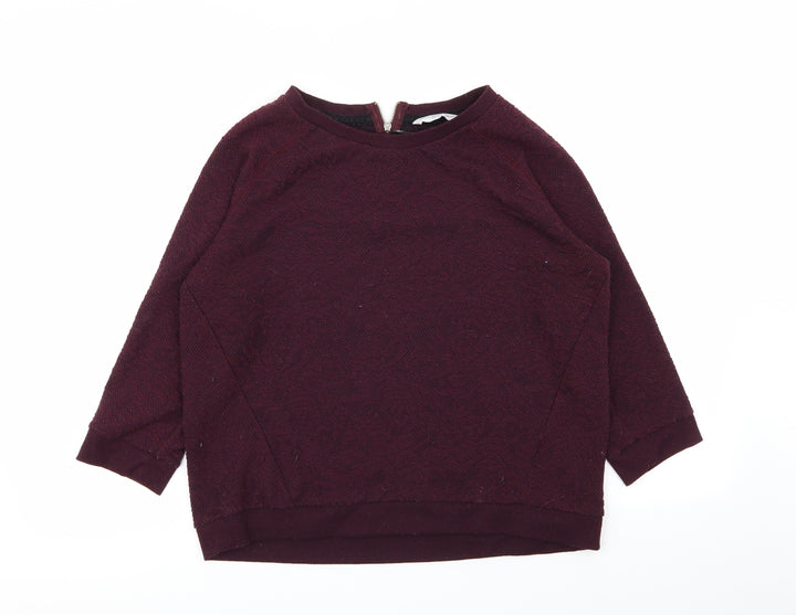 New Look Womens Purple Pullover Jumper Size 8