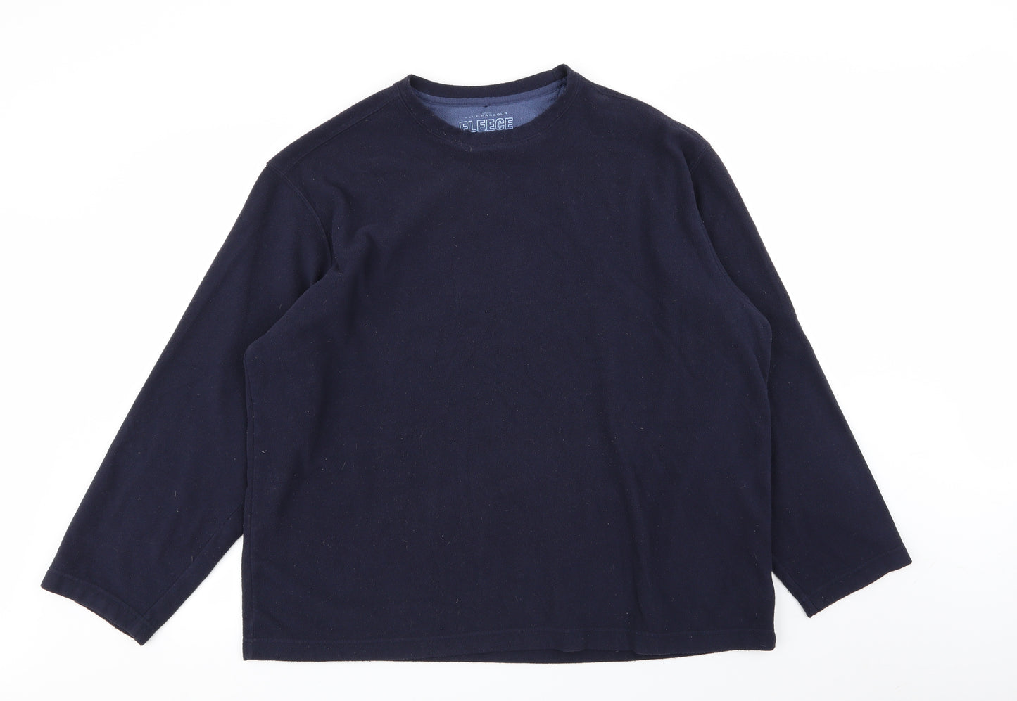 Blue Harbour Mens Blue   Pullover Jumper Size 2XL