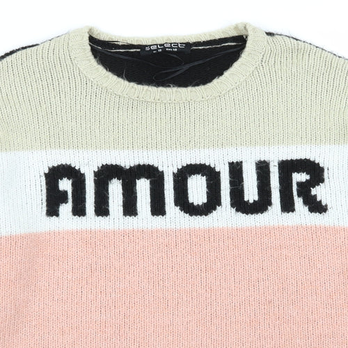 Select Womens Multicoloured   Pullover Jumper Size 12
