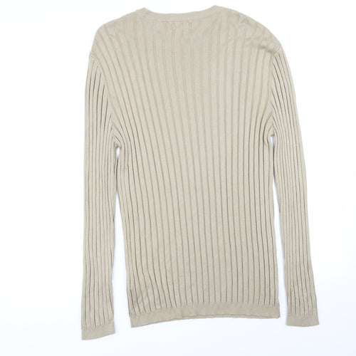 River Island Mens Beige    T-Shirt Size XL