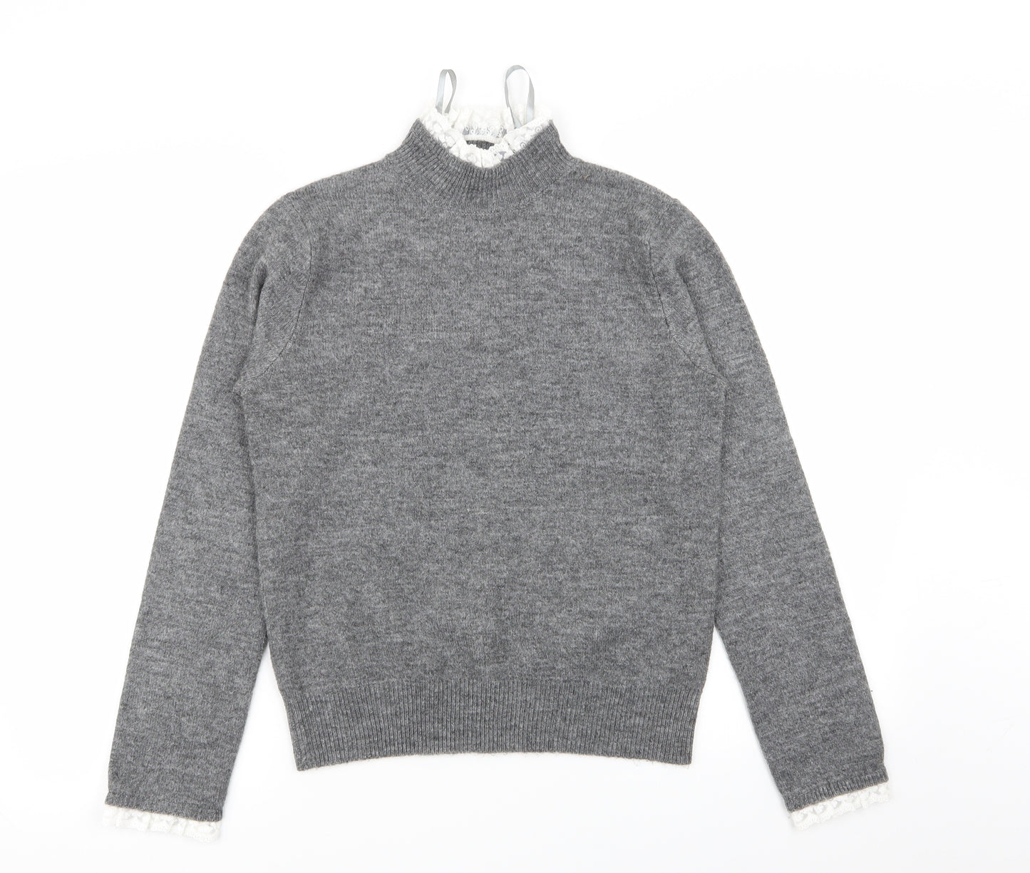 Primark Womens Grey   Pullover Jumper Size 10