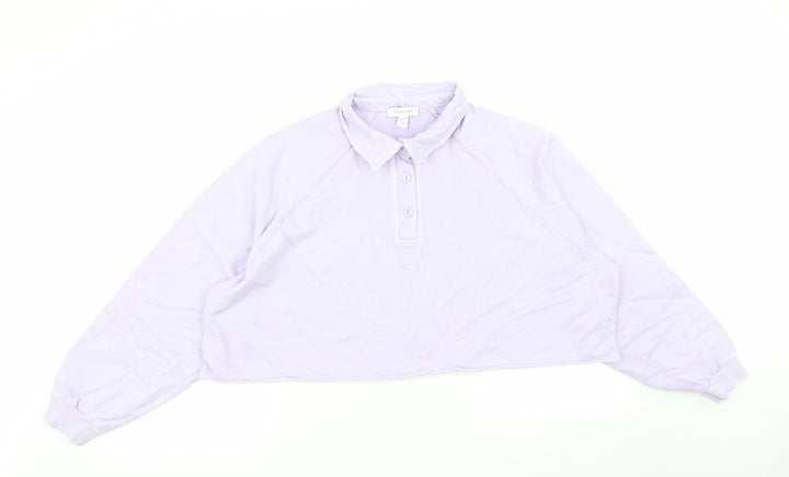 Topshop Womens Purple   Pullover Jumper Size S