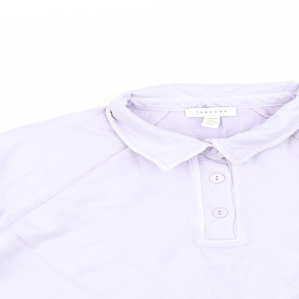 Topshop Womens Purple   Pullover Jumper Size S