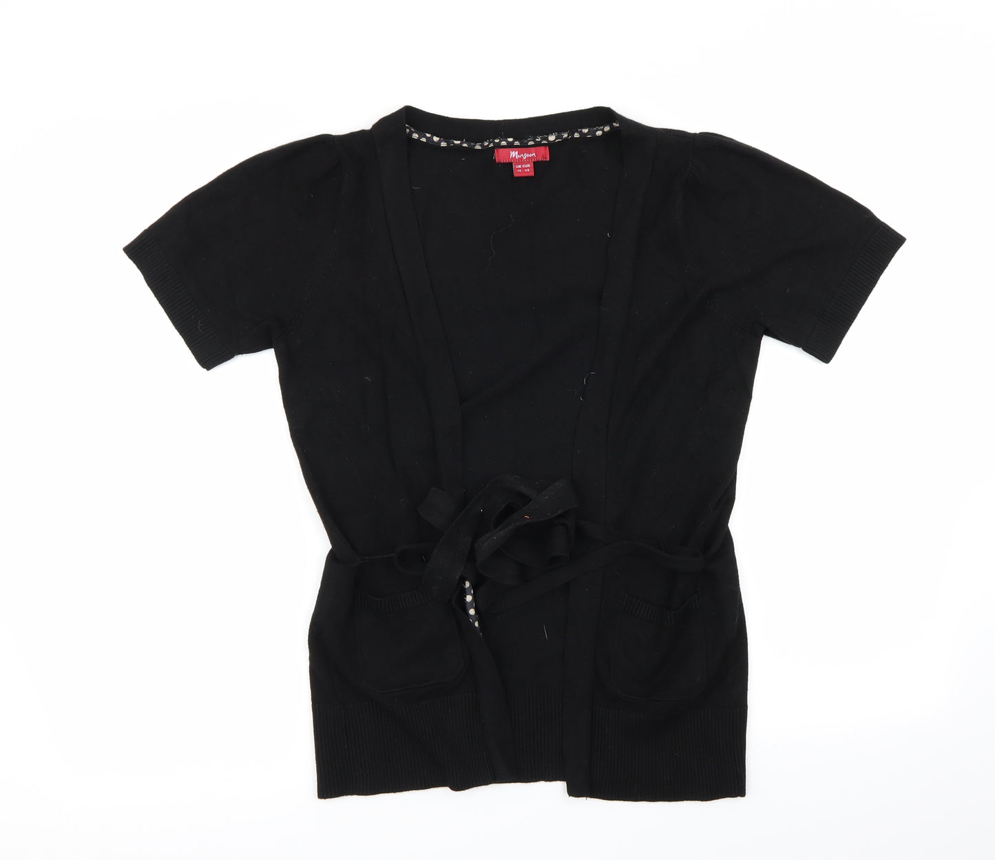Monsoon Womens Black   Cardigan Jumper Size 14