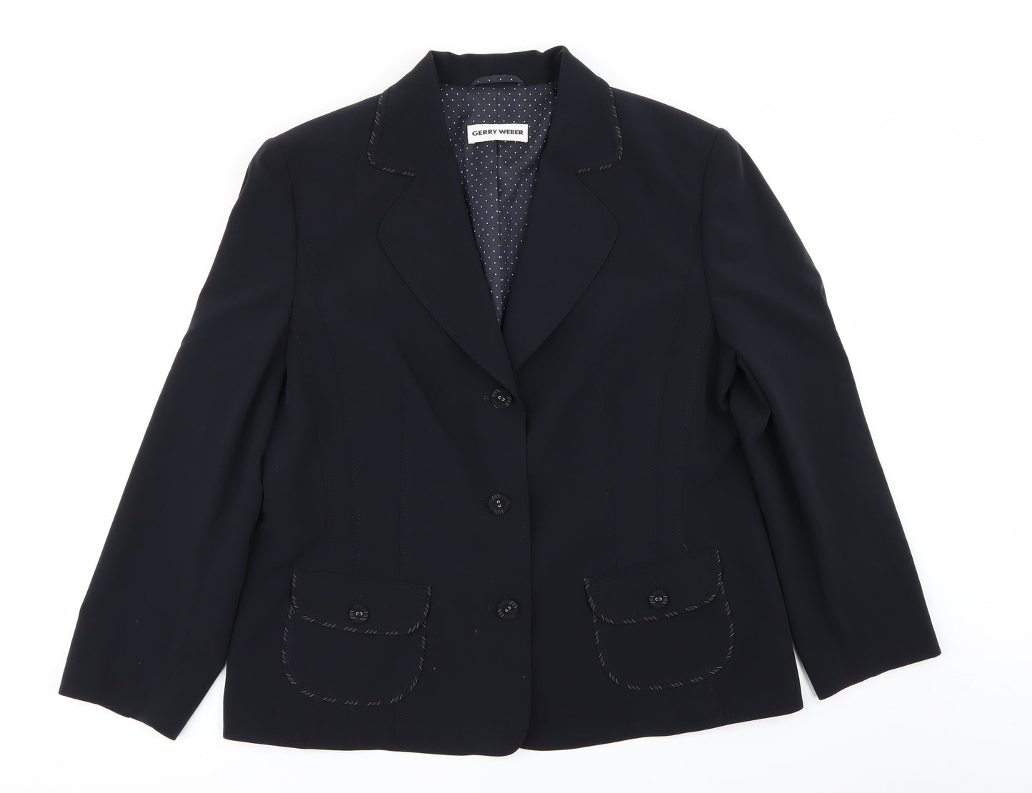 Gerry Weber Womens Blue   Jacket Blazer Size 18