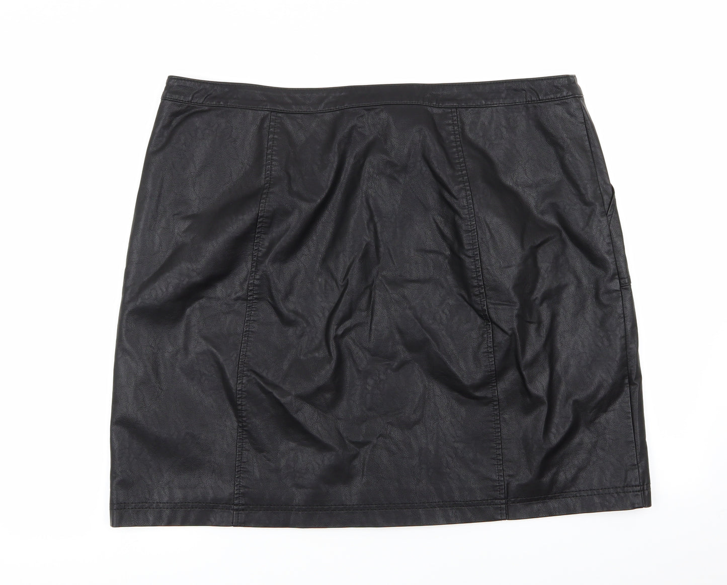 F&F Womens Black   Flare Skirt Size 18