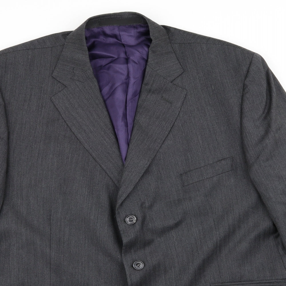 M&S Mens Grey   Jacket Blazer Size 46