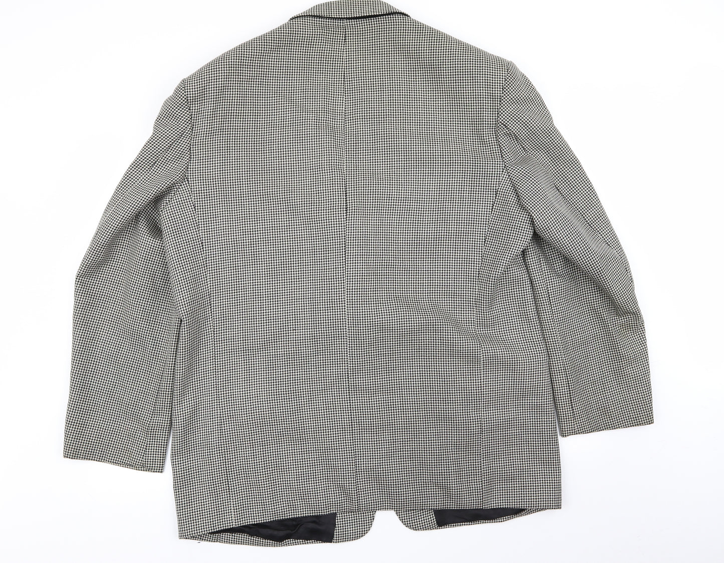 M&s Mens Multicoloured Houndstooth  Jacket Blazer Size 46