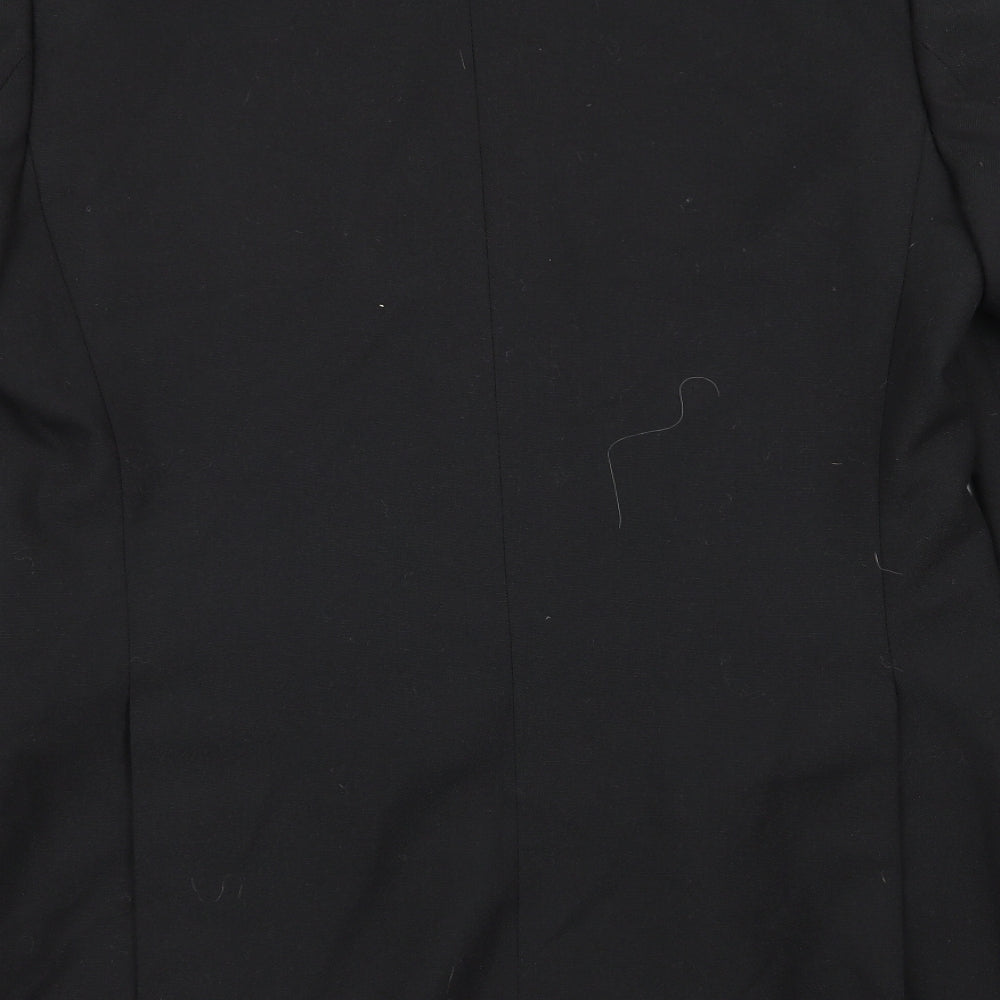 treveira Mens Black   Jacket Blazer Size 36