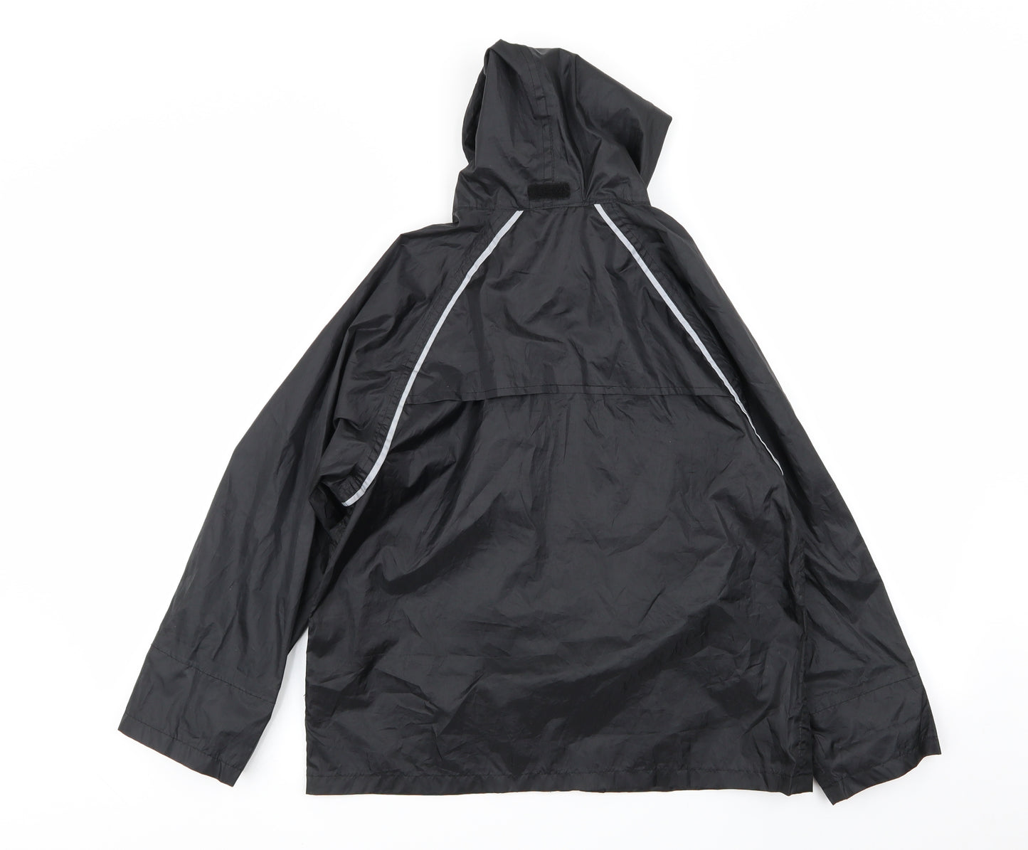 Freedom trail Boys Black   Rain Coat Coat Size 9-10 Years