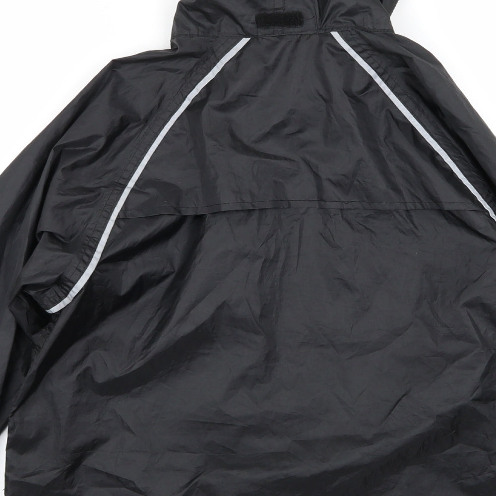 Freedom trail Boys Black   Rain Coat Coat Size 9-10 Years