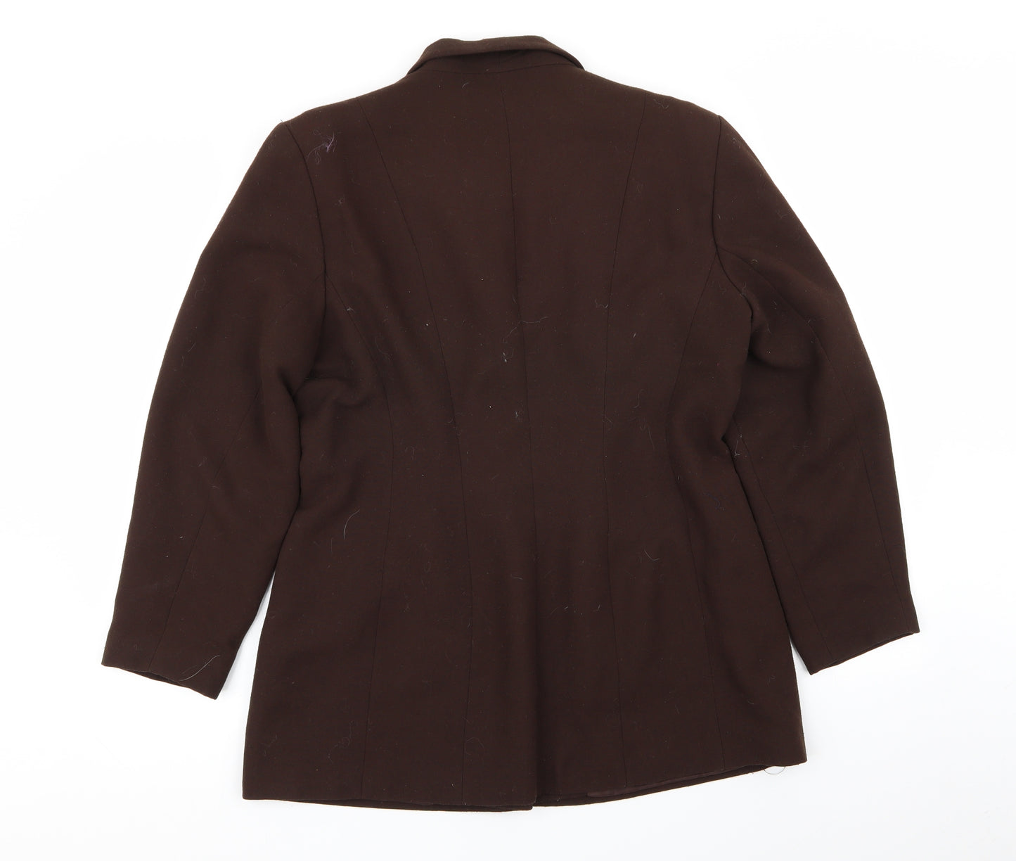 Preworn Womens Brown   Jacket Blazer Size 14