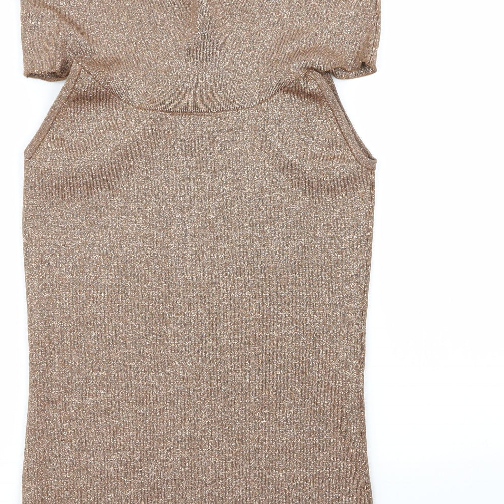 NEXT Womens Gold   Basic Tank Size 12