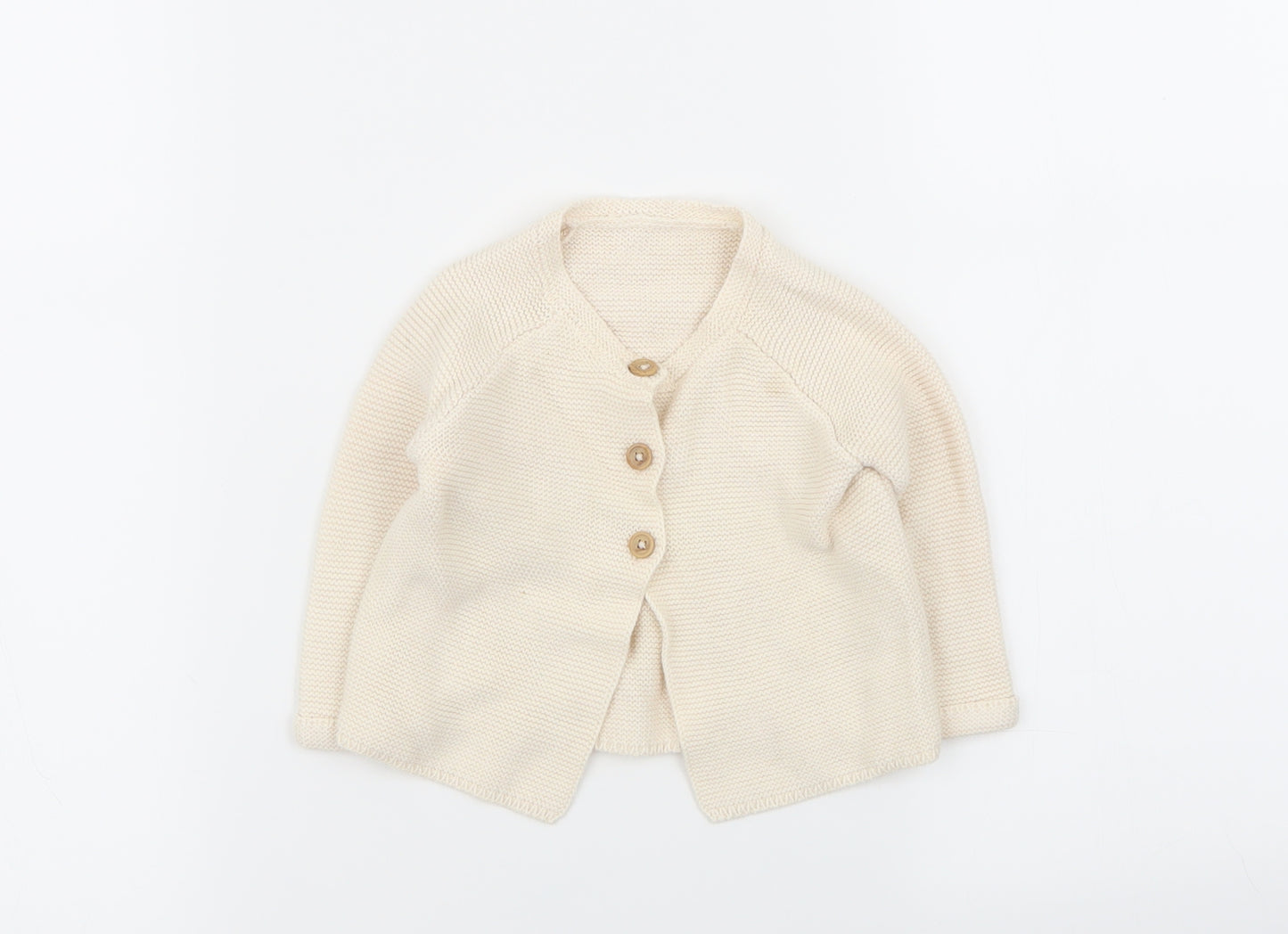 Asda George Girls Beige   Cardigan Jumper Size 3-6 Months
