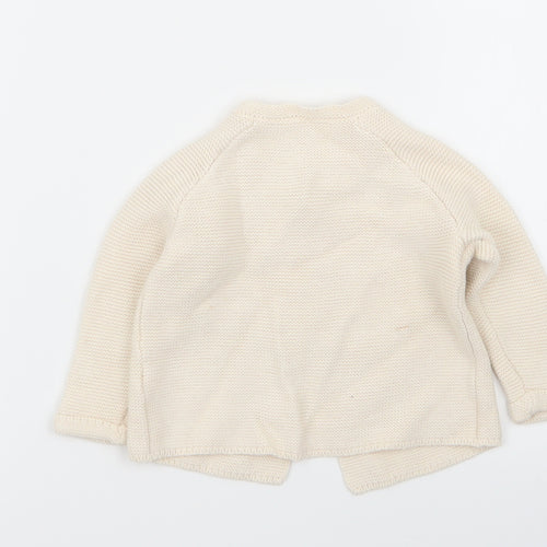 Asda George Girls Beige   Cardigan Jumper Size 3-6 Months