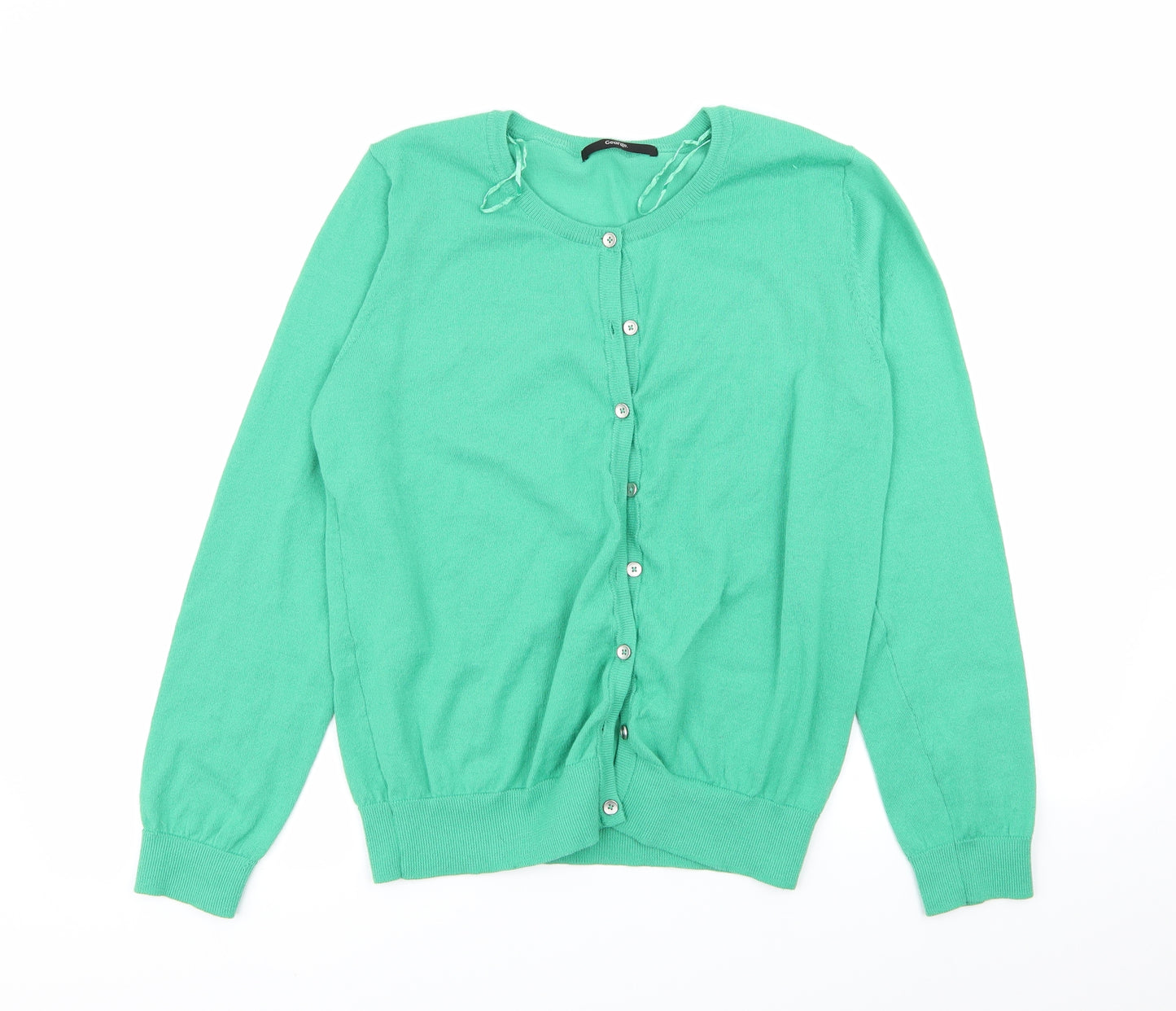 Asda George Womens Green   Cardigan Jumper Size 14