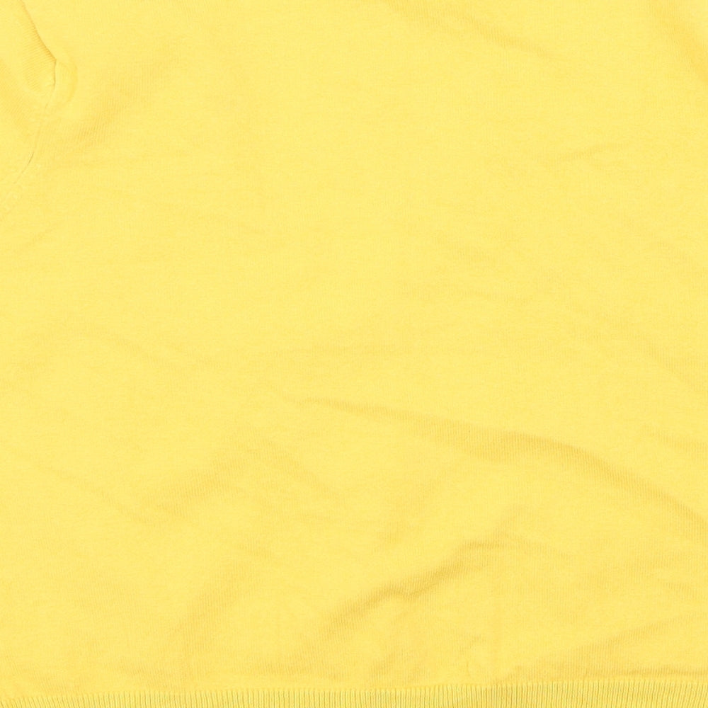 M&Co Womens Yellow   Cardigan Jumper Size M