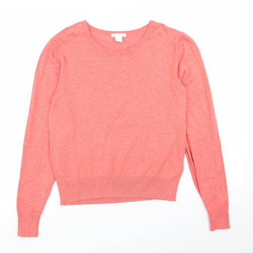 H&M Womens Pink   Pullover Jumper Size S