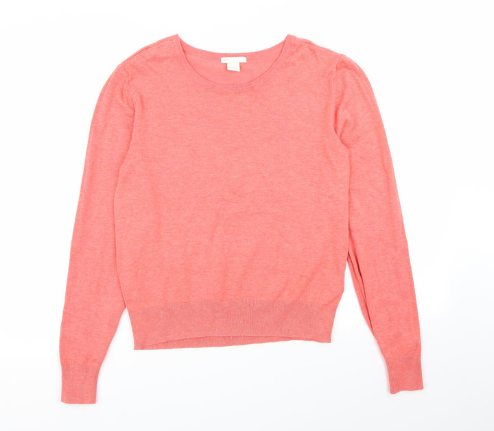 H&M Womens Pink Pullover Jumper Size S