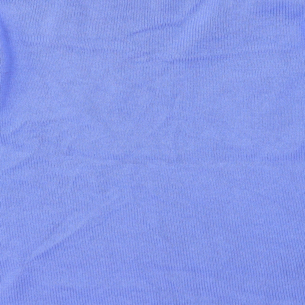 Cotton Womens Blue   Pullover Jumper Size L