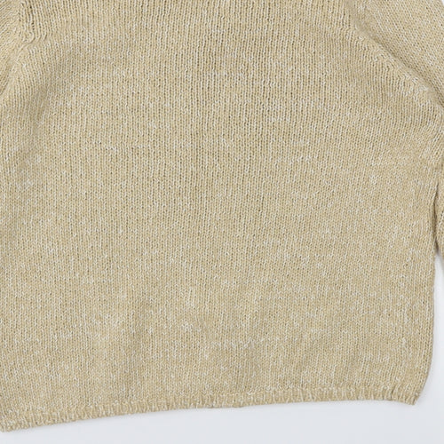 M&S Womens Beige   Pullover Jumper Size 16