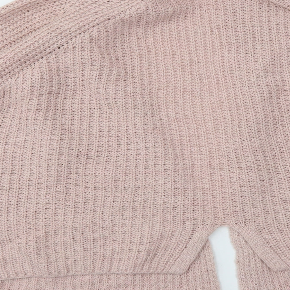 Amanti Womens Pink   Cardigan Jumper Size L
