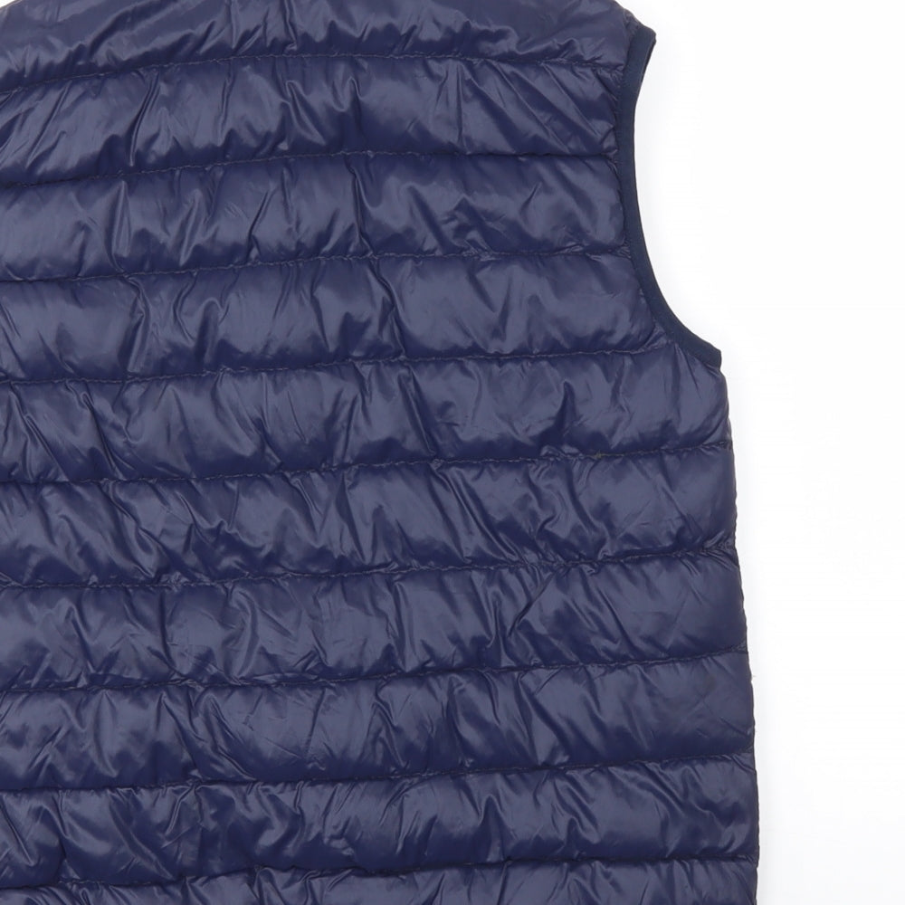 Preworn Boys Blue   Gilet Coat Size 10-11 Years