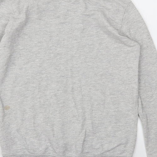 H&M Girls Grey Animal Print  Pullover Jumper Size 11-12 Years