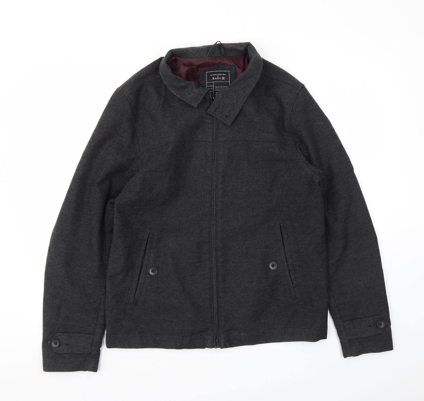Matalan Mens Black   Jacket Coat Size M