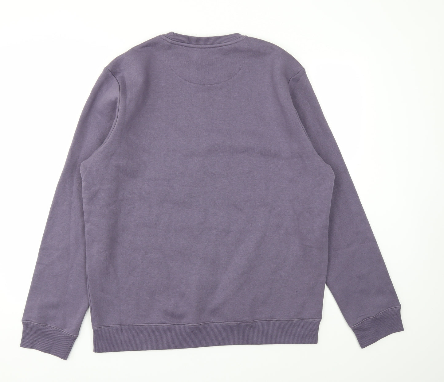 Easy Mens Purple   Pullover Sweatshirt Size XL