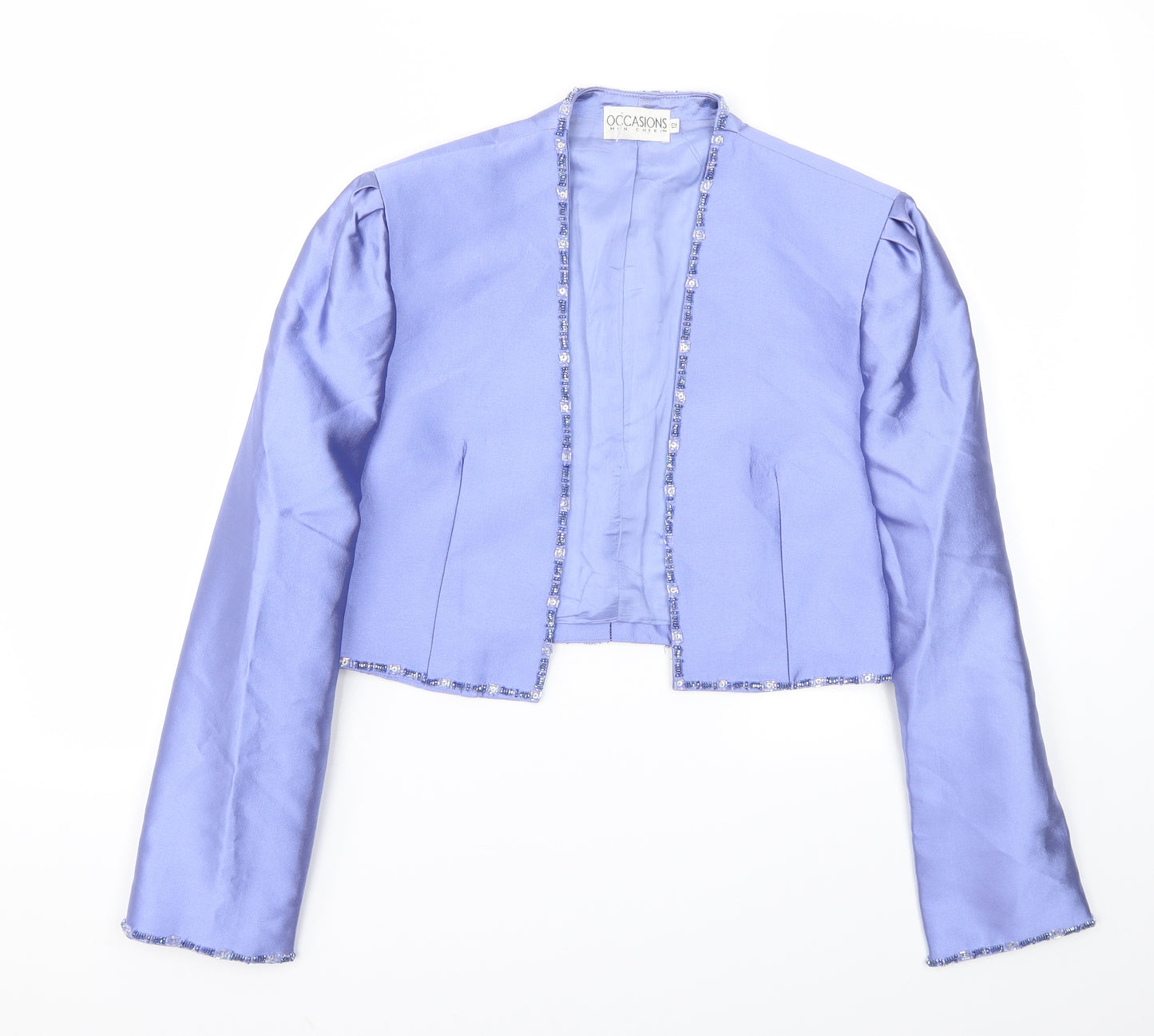 Occasions Womens Purple   Jacket Blazer Size 12