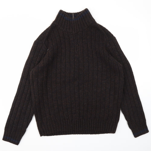 M&S Mens Brown   Pullover Sweatshirt Size L