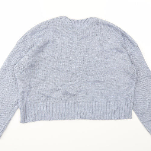 New Look Womens Blue   Pullover Jumper Size L