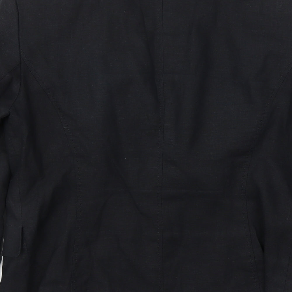 M&S Womens Black   Jacket Blazer Size 12