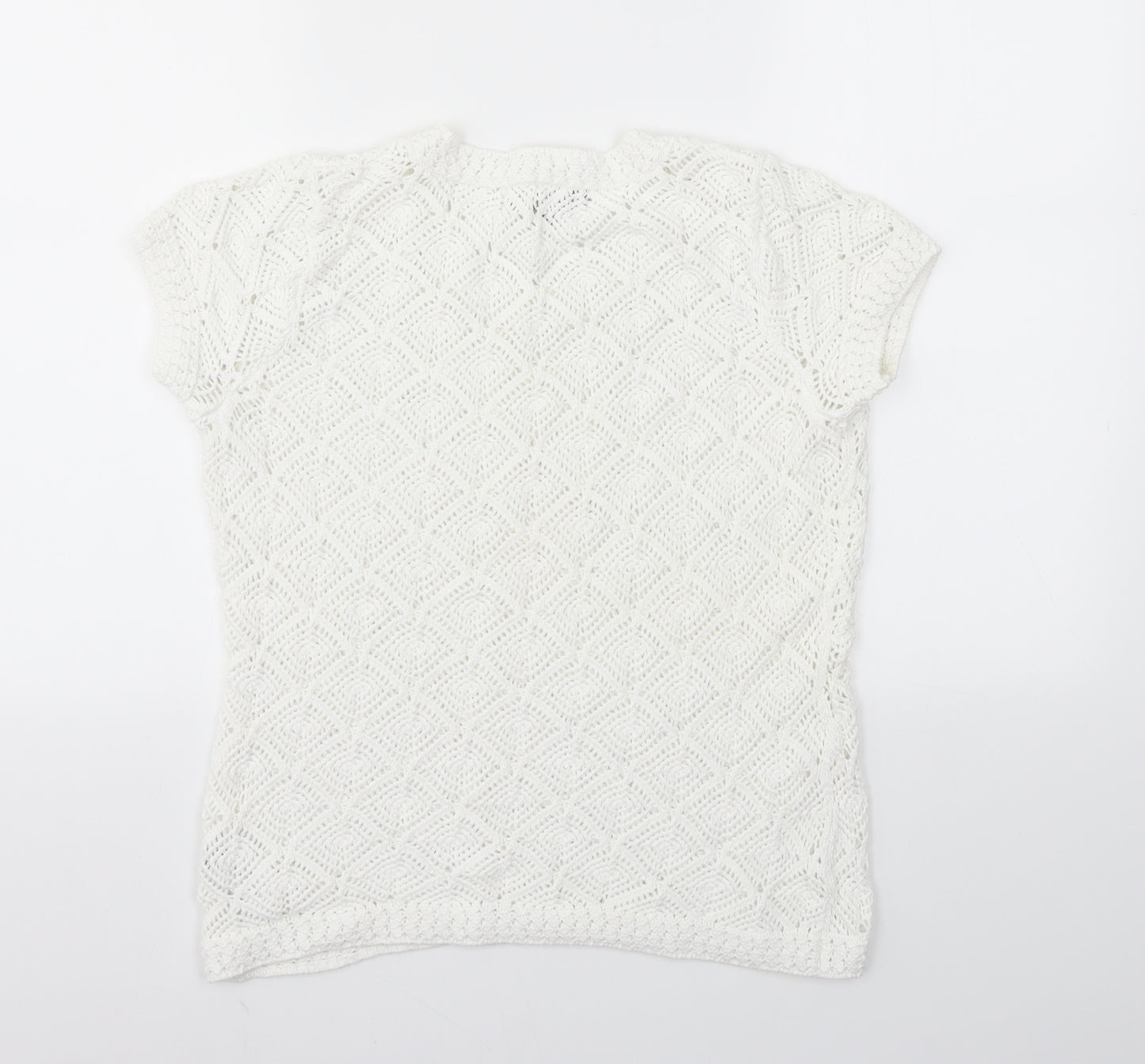 Debenhams Womens White   Basic T-Shirt Size 14