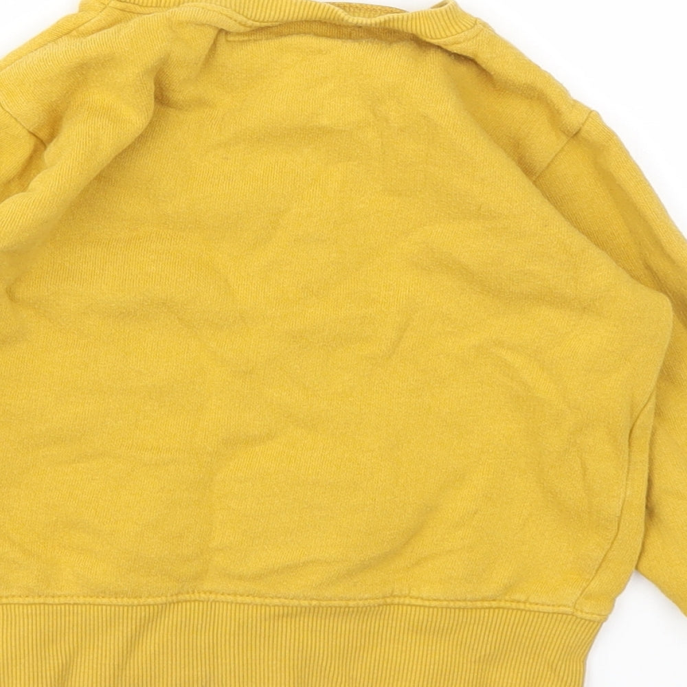 NEXT Boys Yellow   Pullover Jumper Size 2-3 Years