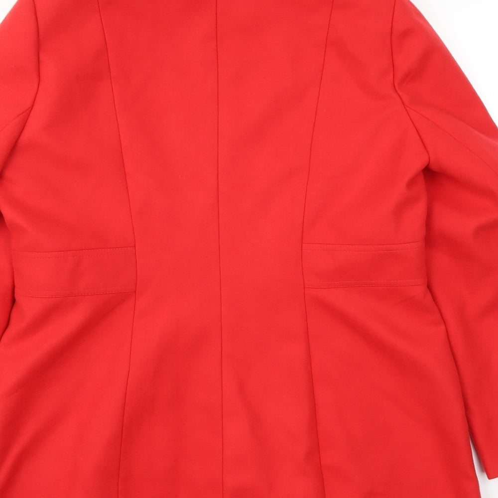 George Womens Red   Jacket Coat Size 16