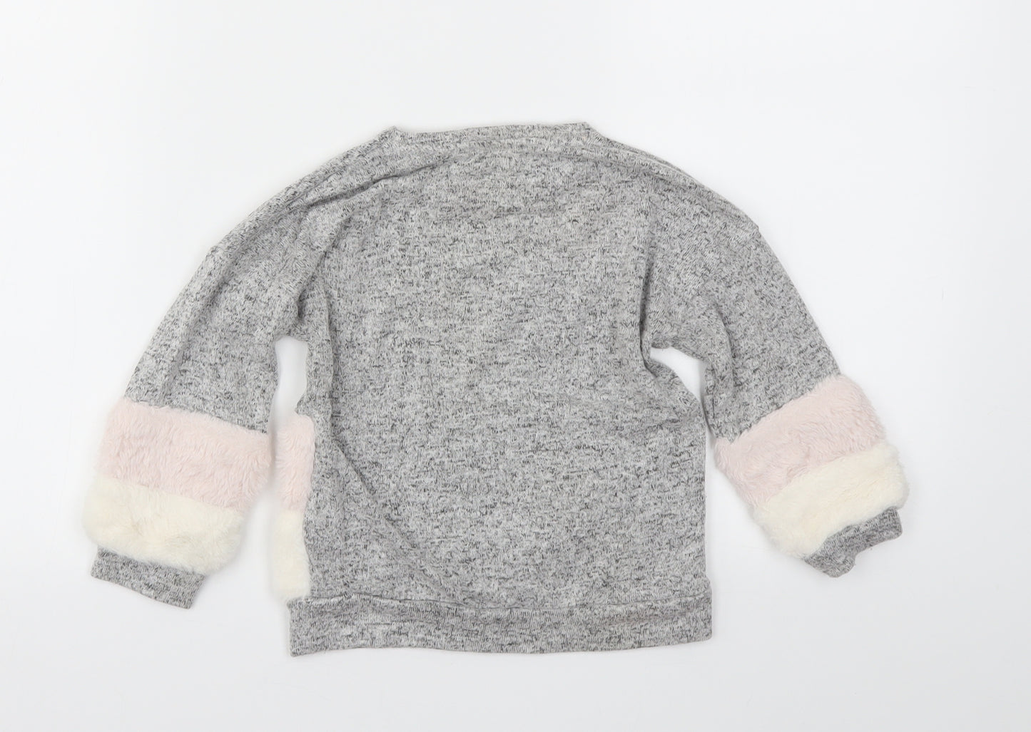 F&F Girls Grey   Pullover Jumper Size 2-3 Years