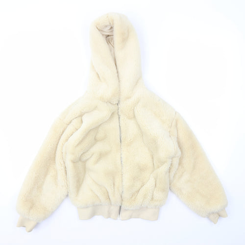 Topshop Girls Beige   Basic Jacket Coat Size XS