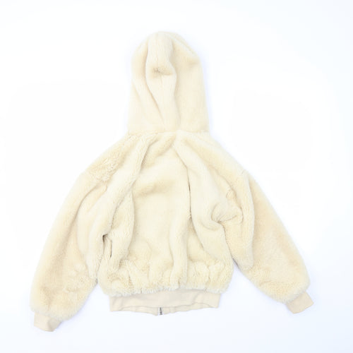 Topshop Girls Beige   Basic Jacket Coat Size XS