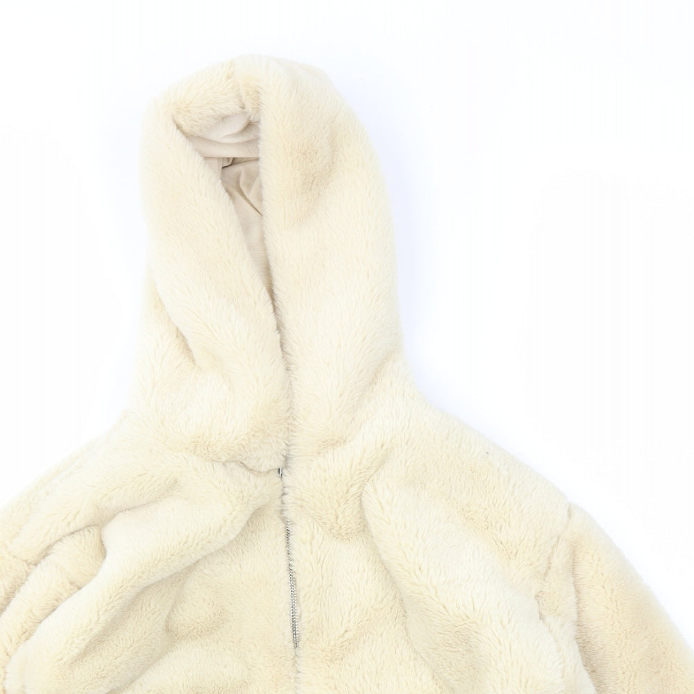 Topshop Girls Beige   Basic Jacket Coat Size XS