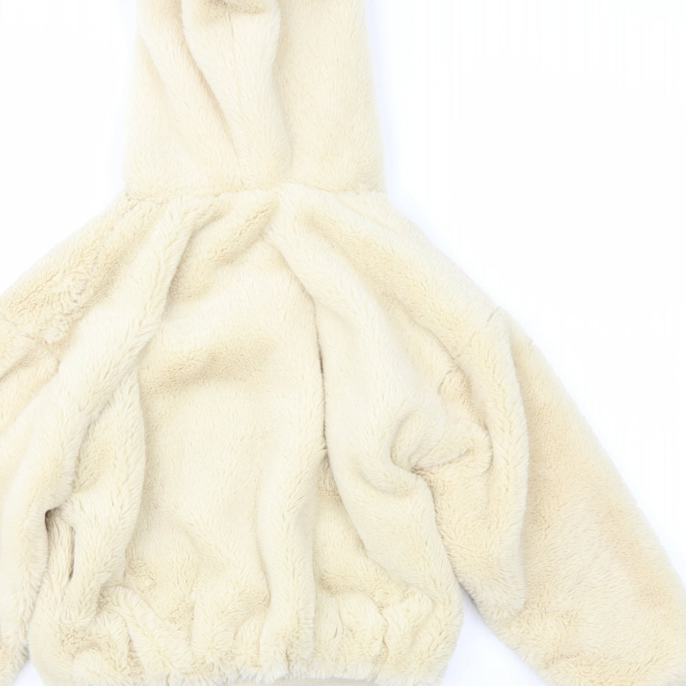 Topshop Girls Beige   Basic Jacket Coat Size XS