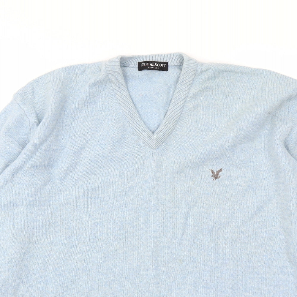 lyle and scott Mens Blue   Pullover Sweatshirt Size L